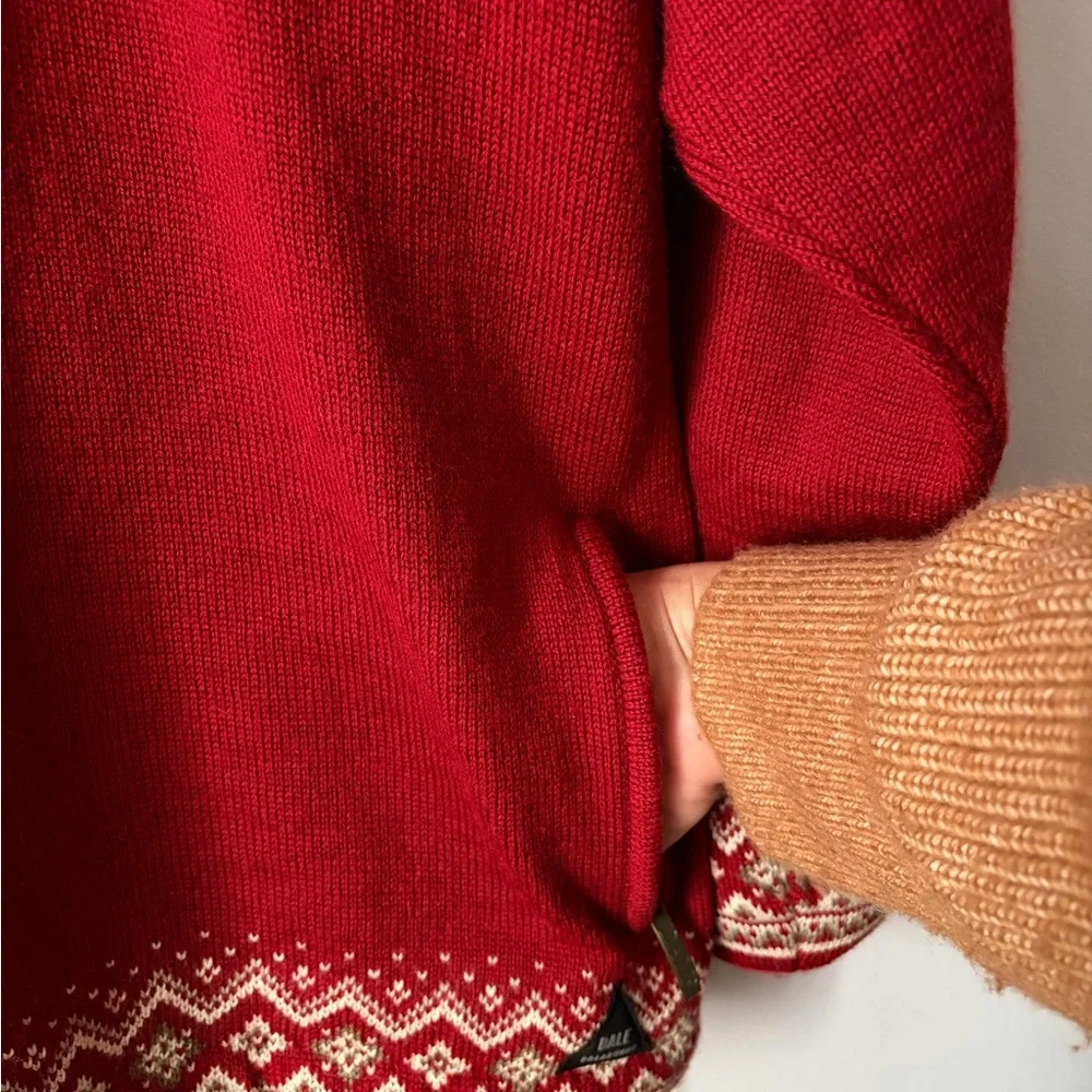 Dale Of Norway Icelandic 1/4 Zip Ski Sweater - Picture 5 of 9